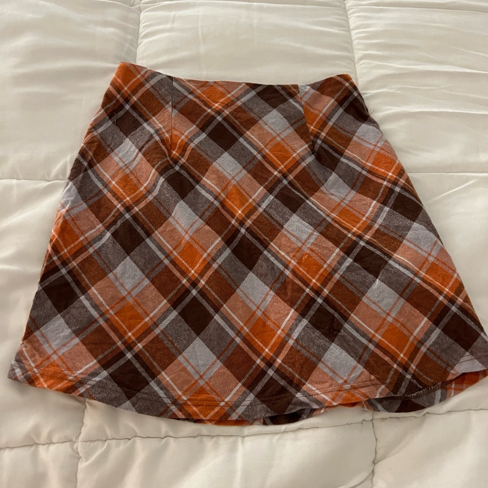 Altar’d State plaid mini skirt Size xs